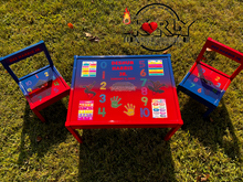 Load image into Gallery viewer, Pre-K Learning Table and Chair Set