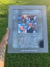 Load image into Gallery viewer, Music/Memorial Plaque (with frame)
