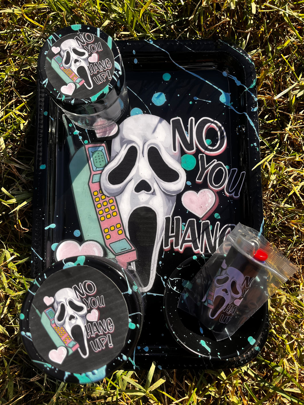 “No you hang up”