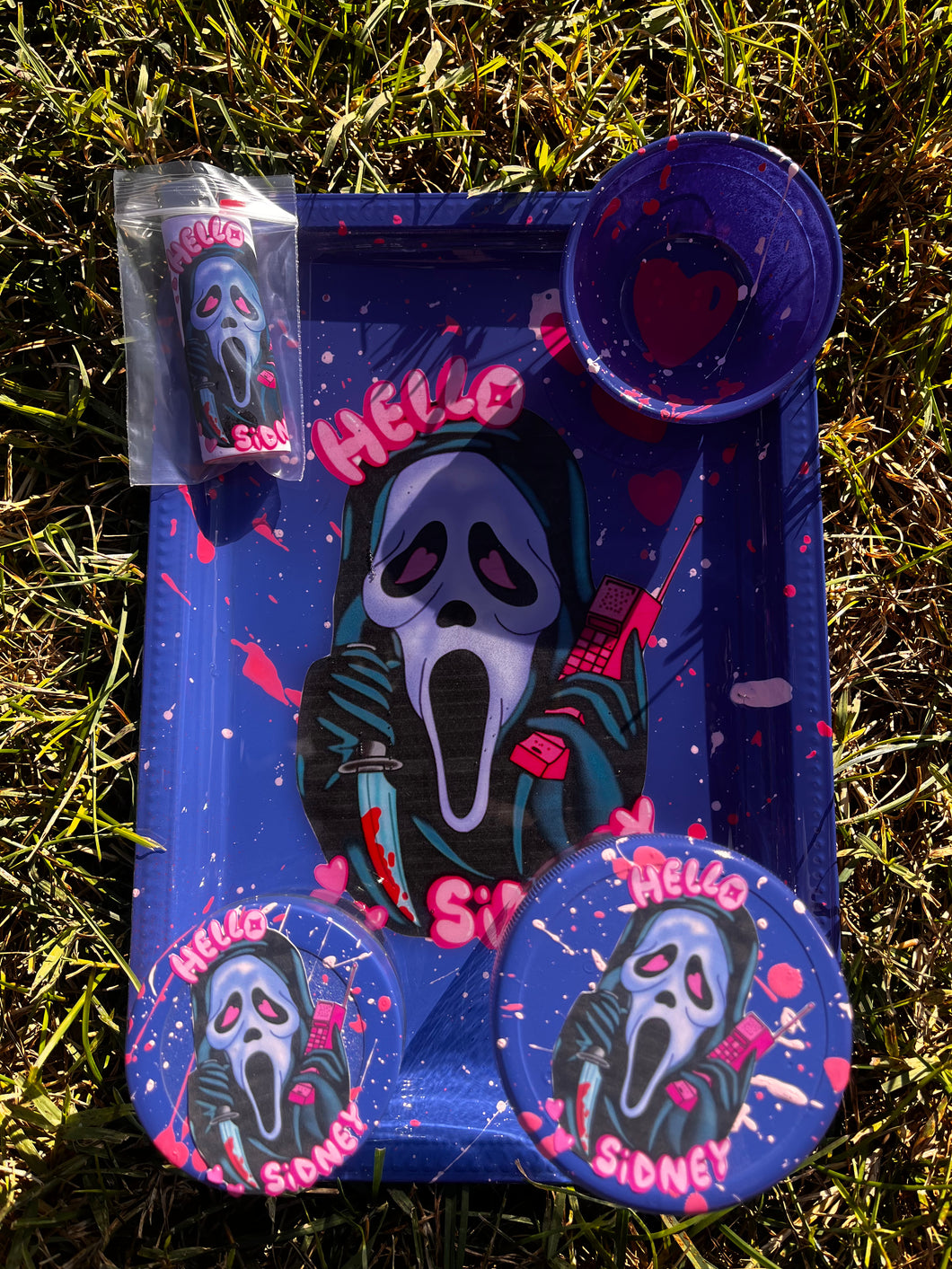 “Hello Sidney” Full Rolling Tray Ser