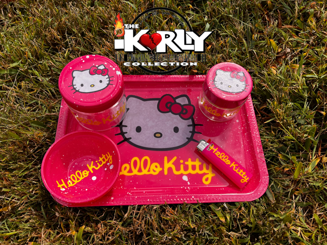 Hello Kitty Rolling Tray Set