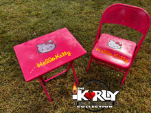 Load image into Gallery viewer, Hello Kitty Custom Table/Chair Set
