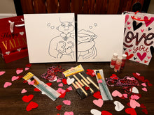 Load image into Gallery viewer, Valentine&#39;s Couples Canvas Sets
