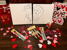 Load image into Gallery viewer, Valentine&#39;s Couples Canvas Sets
