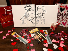Load image into Gallery viewer, Valentine&#39;s Couples Canvas Sets
