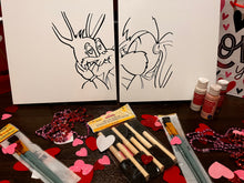 Load image into Gallery viewer, Valentine&#39;s Couples Canvas Sets
